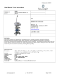 User Manual / Care Instructions