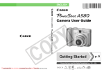 Canon PowerShot A580 User Guide Manual pdf