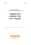 GMS81C2112 GMS81C2120 User`s Manual