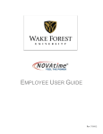 EMPLOYEE USER GUIDE