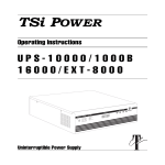 UPS-10000-16000-21000 User Manual