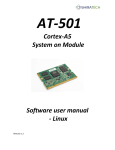 Cortex-A5 System on Module Software user manual - Linux