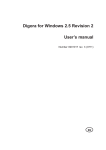 Digora for Windows 2.5 Revision 2 User`s manual