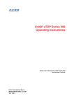 UniOP eTOP Series 500 Operating Instructions