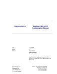 Documentation Passage CMS v . 0 Configuration Manual