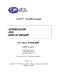 LS-OPT Tutorial - LS