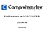 HDMI Extender over one CAT5E/CAT6(TCP/IP)
