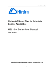 Hirden AC Servo Drive for Industrial Control Application H3L10