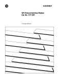 1771-6.5.122, SPI Protocol Interface Module Concepts Manual