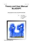 Theory and User Manual BLADOPT