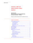 digital circuit simulation using hspice - Computer