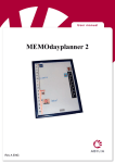 MEMOdayplanner 2 - manual