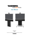 PDF TANDBERG Profile 6000 MXP User Manual