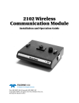 2102 Wireless Module User Manual