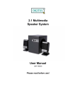 2.1 Multimedia Speaker System User Manual