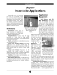 Insecticide Applications