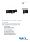 HTS8160B/12 Philips SoundBar HD home theater