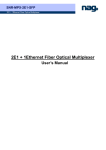 2E1 + 1Ethernet Fiber Optical Multiplexer
