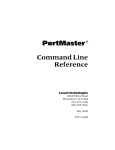 PortMaster Command Line Reference