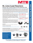 RL Line/Load Reactors