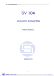 SV104 user`s manual - Isi