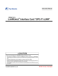 LONWORKS® Interface Card - Fuji Electric Corp. of America