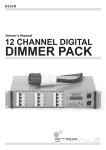 Owner`s Manual D1210 • 12 CHANNEL DIGITAL