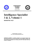 Intelligence Specialist 3 & 2, Volume 1