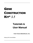tutorial 1 - Textco BioSoftware