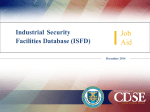 ISFD - Center for Development of Security Excellence