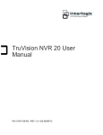 TruVision NVR 20 User Manual - Utcfssecurityproductspages.eu