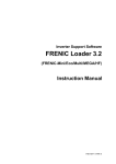 FRENIC Loader 3.2 Instruction Manual INR