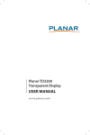 Planar LookThru TD3200 User Manual