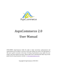 AspxCommerce 2.0 User Manual