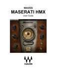 Maserati HMX User Manual