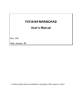 P5T30-B4 MAINBOARD User`s Manual