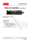 3.Making UCon_Lin Interface the UConnect board