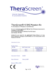 TheraScreen®: K-RAS Mutation Kit