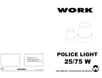 POLICE LIGHT - Manual