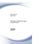 IBM Tealeaf CX Mobile iOS Logging Framework Guide