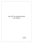 Easy PIC Development Kit 877A - User Manual