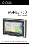 M-Nav 750 | User Manual