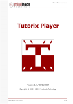 Tutorix Player User Manual