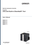 NJ-series CPU Unit Built-in EtherNet/IP Port User`s Manual