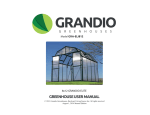 GREENHOUSE USER MANUAL