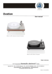 User manual - clearaudio electronic GmbH