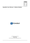Expedient User Manual – Debtors Module
