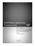 DLLR Training Guide User`s Manual
