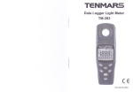 User guide for lux meter TM203 - Measuring instruments in Malaysia