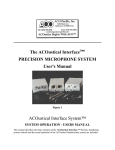 (TM) Precision Microphone System User`s Manual